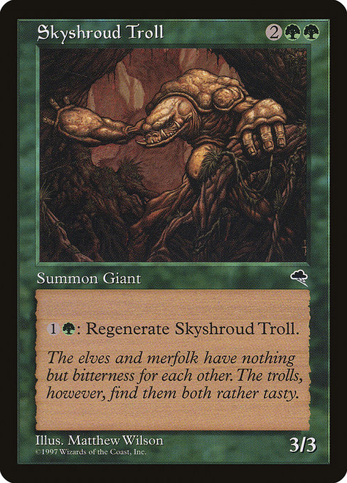 Magic: Tempest 257: Skyshroud Troll 