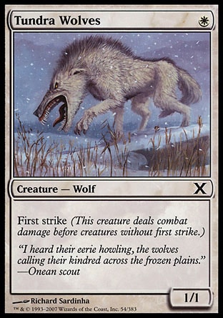 Magic: Tenth Edition 054: Tundra Wolves 
