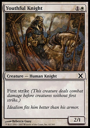 Magic: Tenth Edition 062: Youthful Knight 