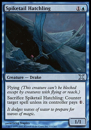 Magic: Tenth Edition 111: Spiketail Hatchling 