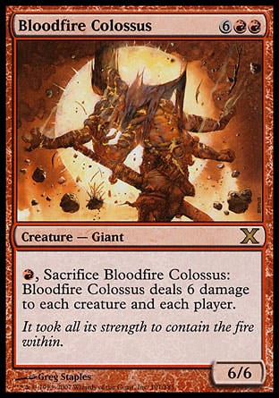 Magic: Tenth Edition 191: Bloodfire Colossus 