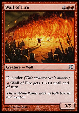Magic: Tenth Edition 247: Wall of Fire 