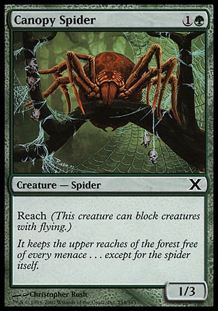 Magic: Tenth Edition 254: Canopy Spider 