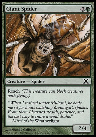 Magic: Tenth Edition 267: Giant Spider 