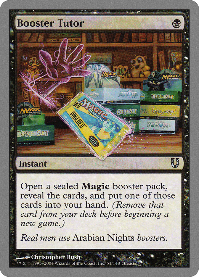 Magic: Unhinged 051: Booster Tutor 