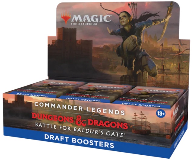 Magic the Gathering: Dungeons & Dragons: Battle for Baldurs Gate: Commander Legends DRAFT BOOSTER PACK  