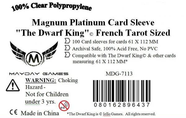 Mayday: French Tarot Card Sleeves: (MDG-7113 61mm X 112mm) 