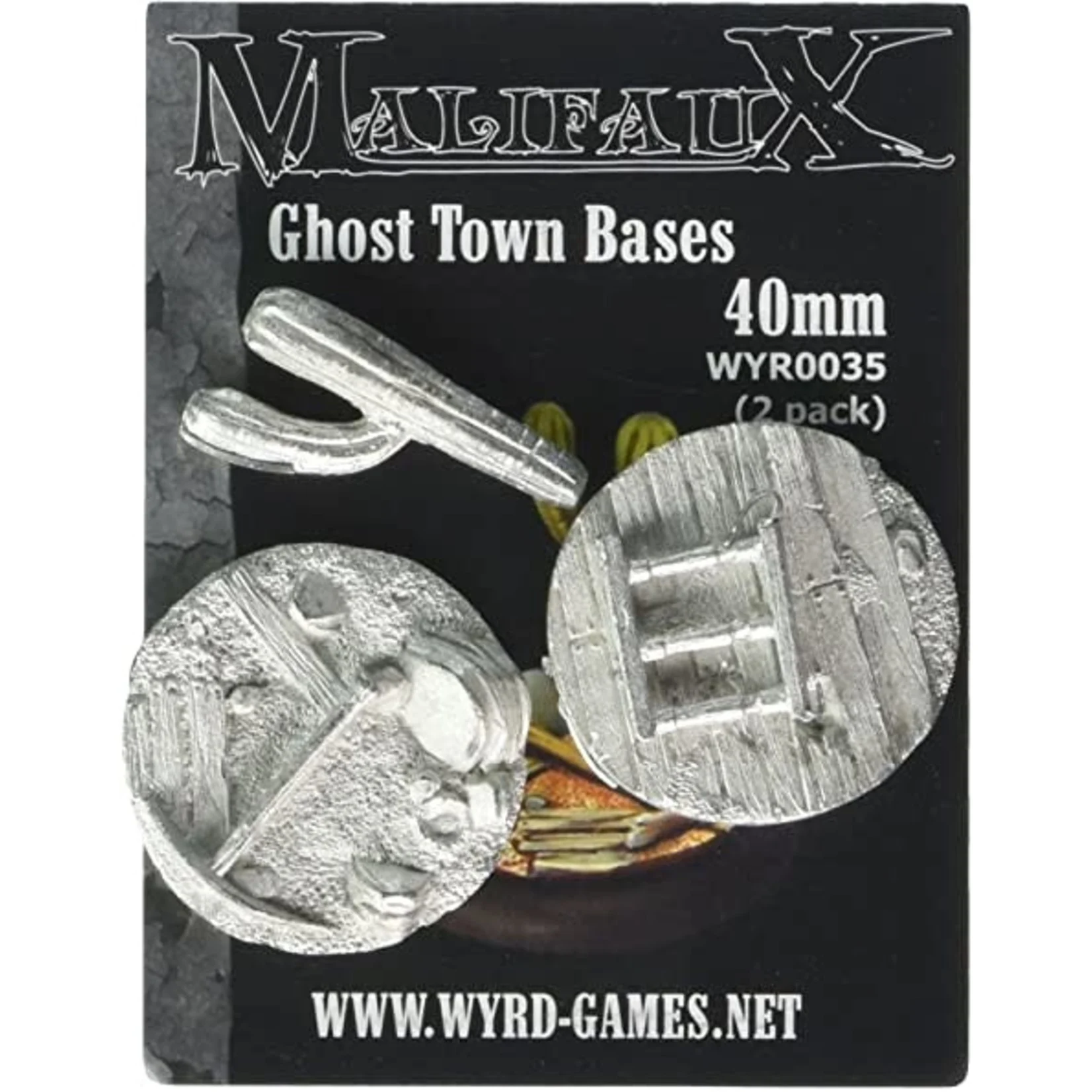 Malifaux: Ghost Town Bases: 40mm (2) 