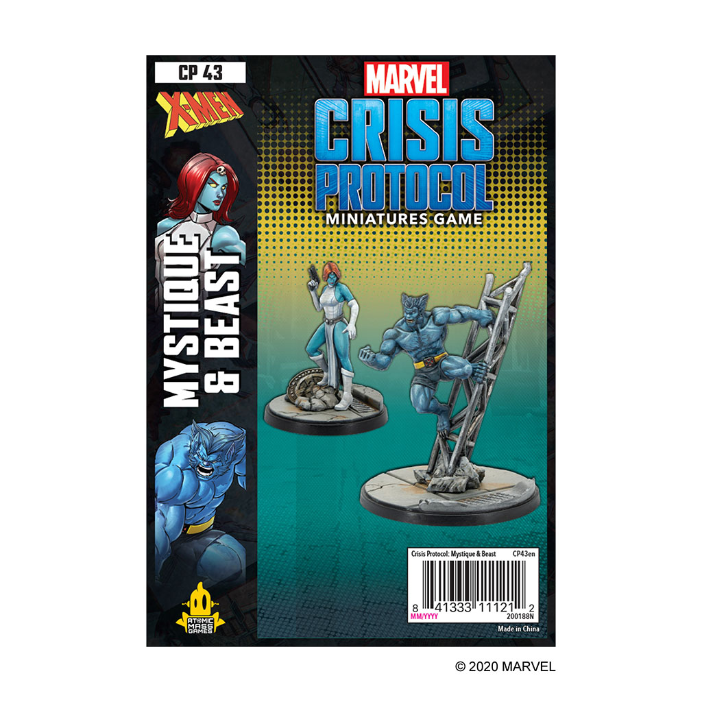 Marvel Crisis Protocol: Mystique and Beast Character Pack 