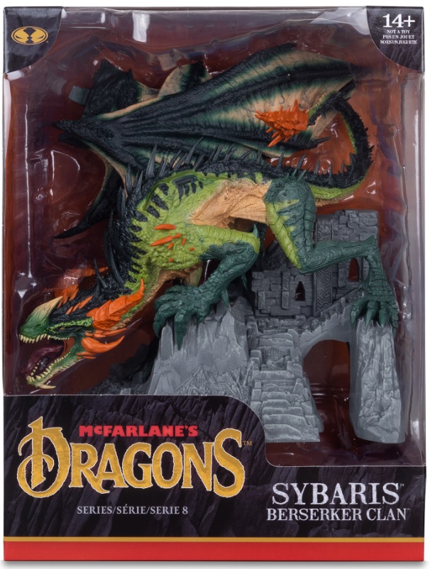McFarlane Toys: Dragons (Series 8) Sybaris (Berserker Clan) (DAMAGED) 