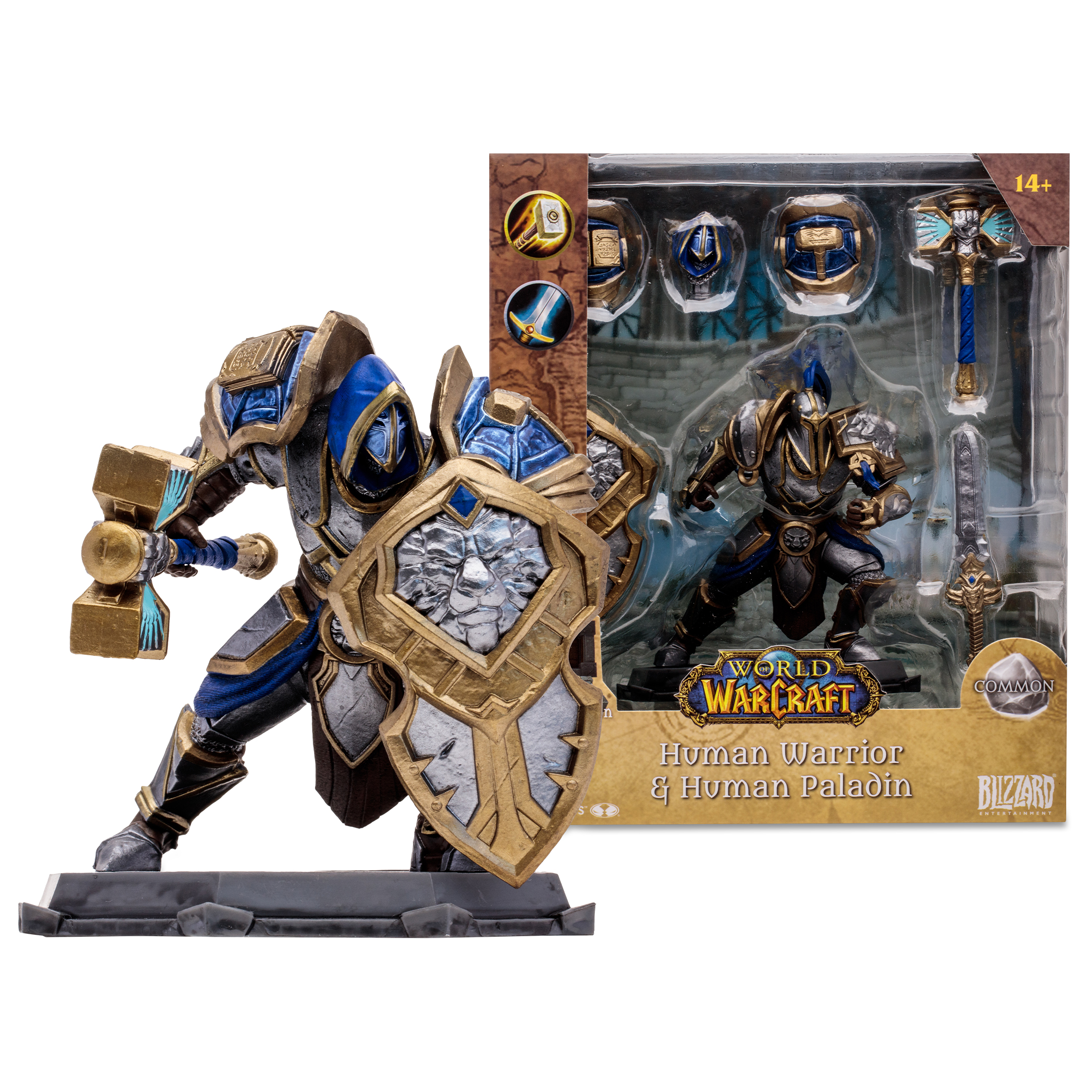McFarlane Toys: World of Warcraft: Human Warrior/Paladin 