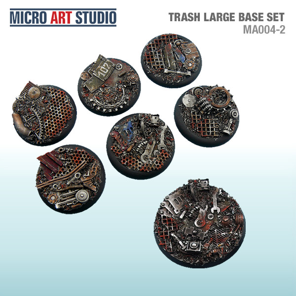Micro Art Studio: Trash Bases: Large Base Set 