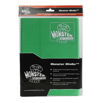 Monster Protectors: 9 Pocket Binder: Holofoil Green 