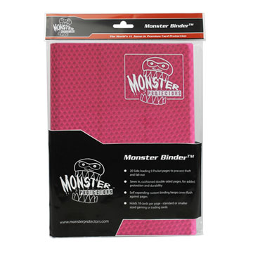 Monster Protectors: 9 Pocket Binder: Holofoil Pink 