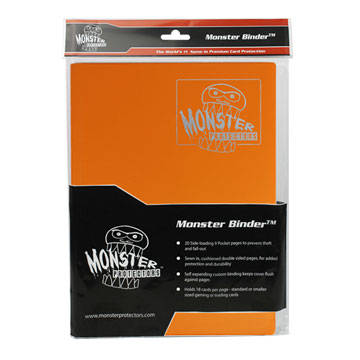 Monster Protectors: 9 Pocket Binder: Matte Orange 
