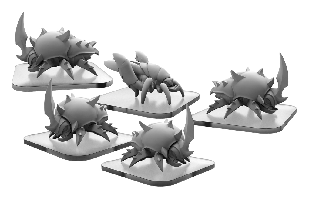 Monsterpocalypse: Destroyers: Savage Swarm: Razor Beetles & Cliff Hopper Savage 