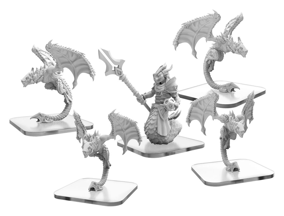 Monsterpocalypse: Draken Armada: Stalkers/ Draken Mystic 