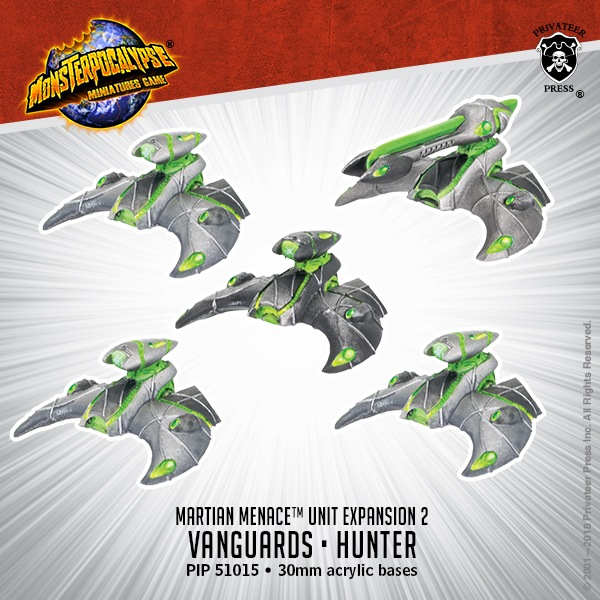 Monsterpocalypse: Destroyers: Martian Menace: Vanguard and Hunter 