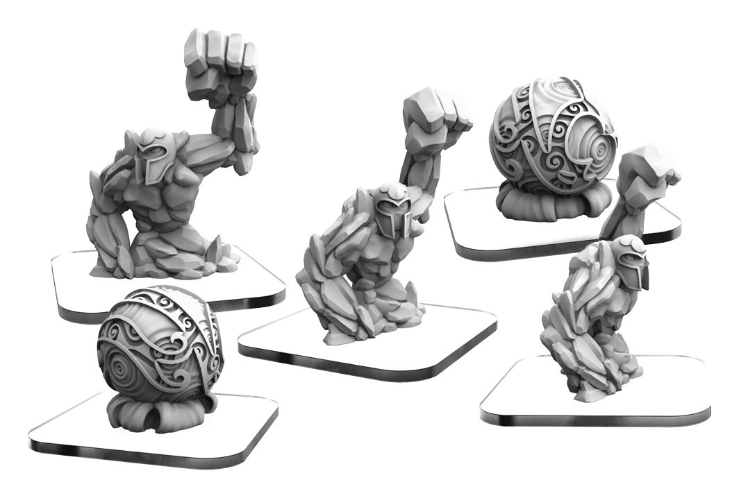 Monsterpocalypse: Protectors: Earth Kami and Water Avatar 