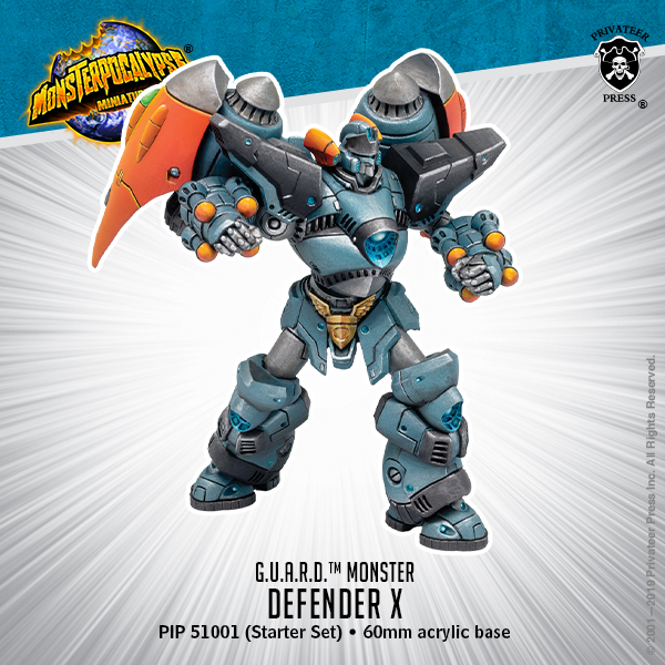 Monsterpocalypse: Protectors: G.U.A.R.D.: DEFENDER X 