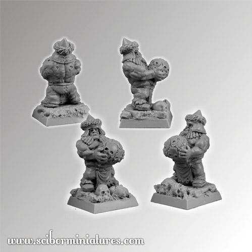Scibor Monstrous Miniatures: Moscal Cannon Crewman #2 