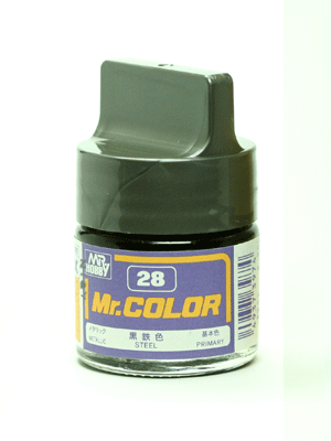 Mr. Color: C028 Metallic Gloss Steel (10ml Bottle) 