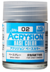 Mr. Hobby Acrysion Base Color 02: Base Gray (18ml)  