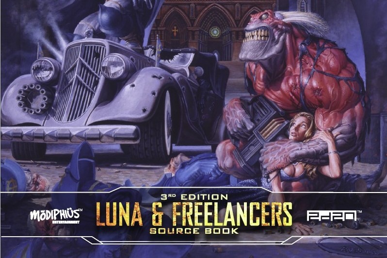 Mutant Chronicles: Luna & Freelancers Guidebook 
