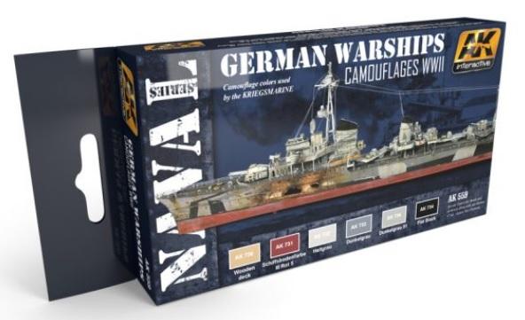 Naval Series: German Warships Camouflages WWII 