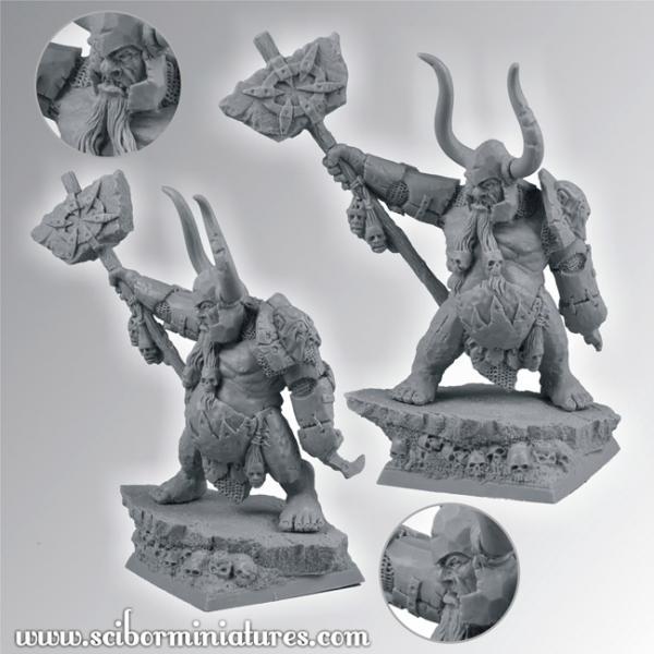 Scibor Monstrous Miniatures: Ogre War Chief 