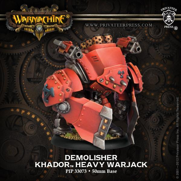 Warmachine: Khador (33073): Demolisher/Devastator/Spriggan Heavy Warjack Kit 