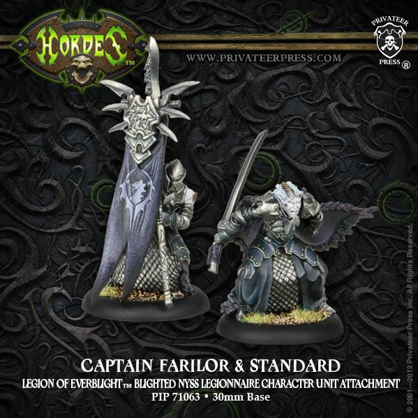 Hordes: Legion of Everblight (73063): Captain Farilor & Standard 