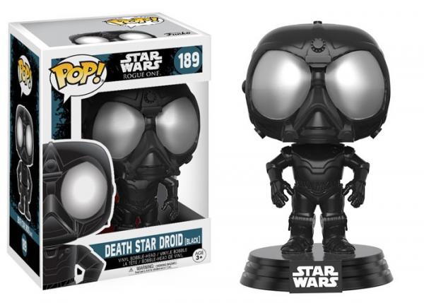 POP! Star Wars 189: Rogue One- Death Star Droid (Black) (SALE) 