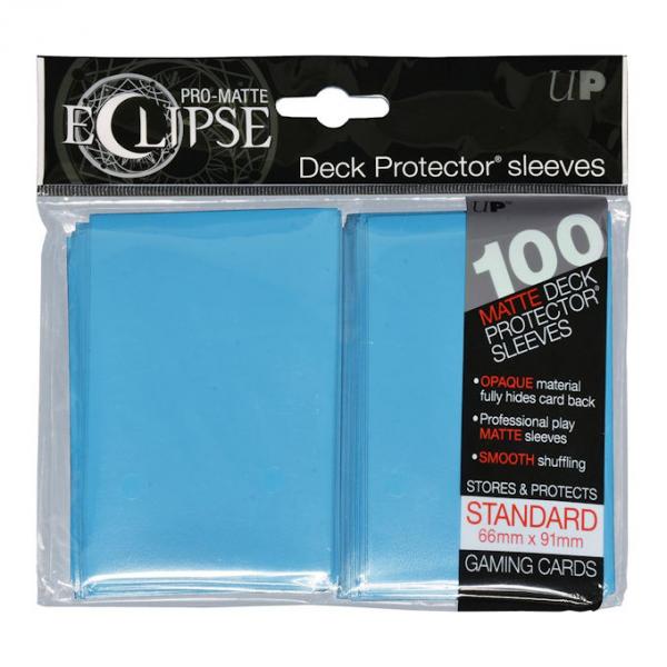 PRO-Matte Eclipse Standard Deck Protector Sleeves: Sky Blue 
