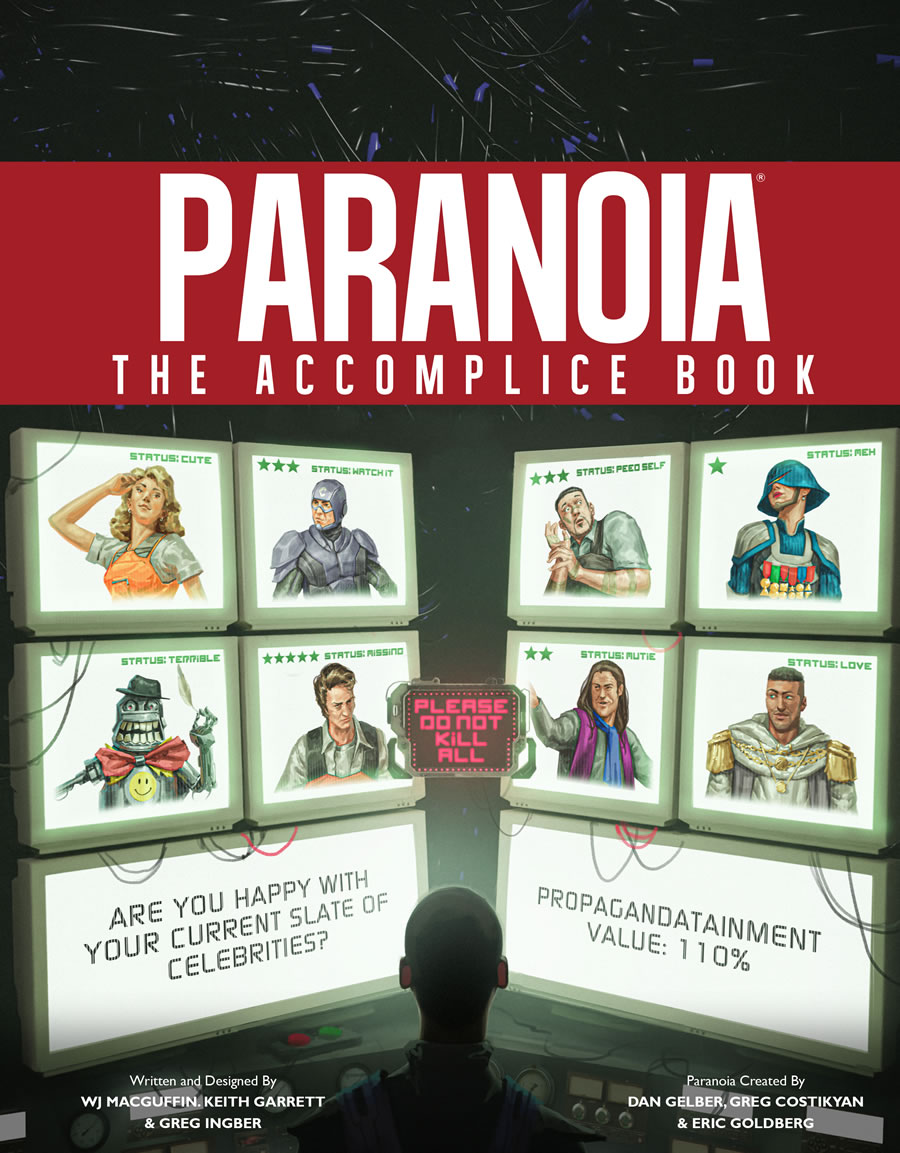 Paranoia: The Accomplice Book (HC) (DAMAGED) 