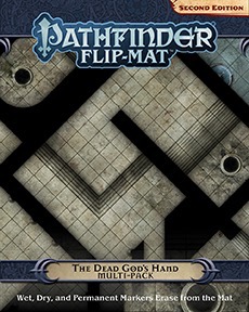 Pathfinder Flip Mat 2E: The Dead Gods Hand Multi Pack 