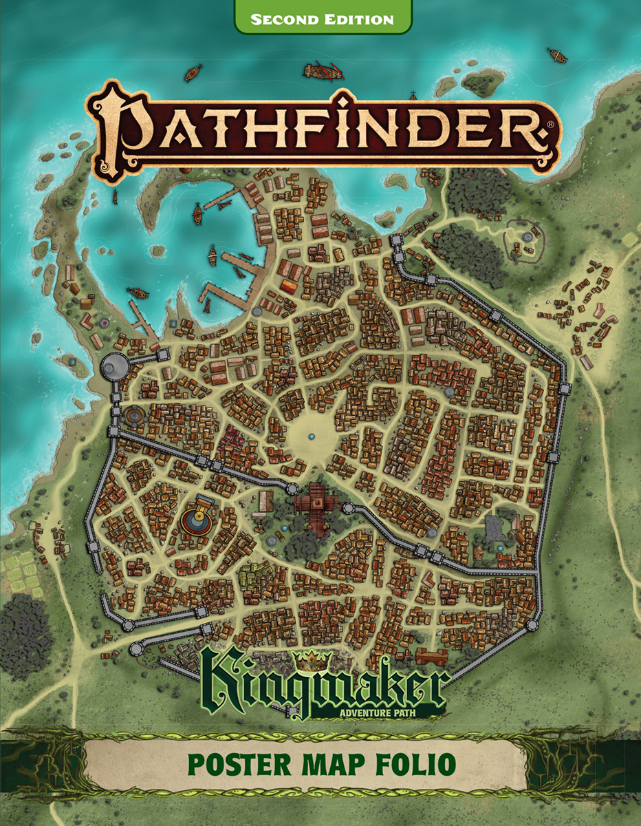Pathfinder 2E: Kingmaker: Poster Map Folio (HC) 