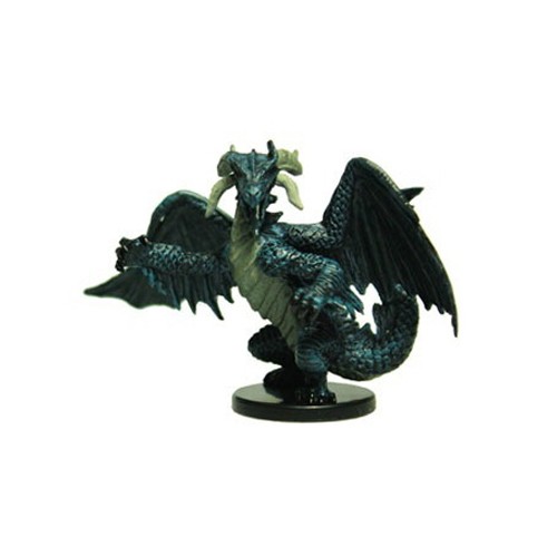Pathfinder Battles: Legends Of Golarion- #045 Medium Black Dragon (R) 