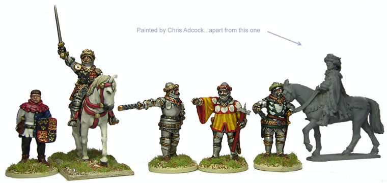 Perry: 28mm Agincourt to Orleans 1415-1429: British Henry V (Mounted) & Command 