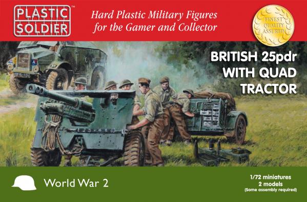 Plastic Soldier Company: 1/72 British: 25pdr with Quad Tractor 