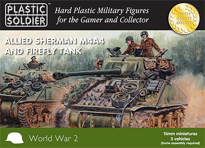Plastic Soldier Company: 15mm Allied: Sherman M4A4 and Firefly Tank 