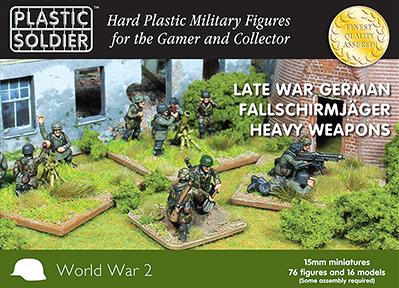 Plastic Soldier Company: 15mm German: Late War Falschirmjaeger Heavy Weapons 