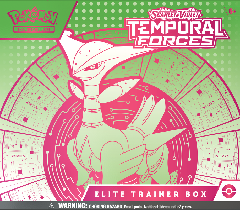Pokemon: Scarlet & Violet: Temporal Forces: Elite Trainer Box: Green 
