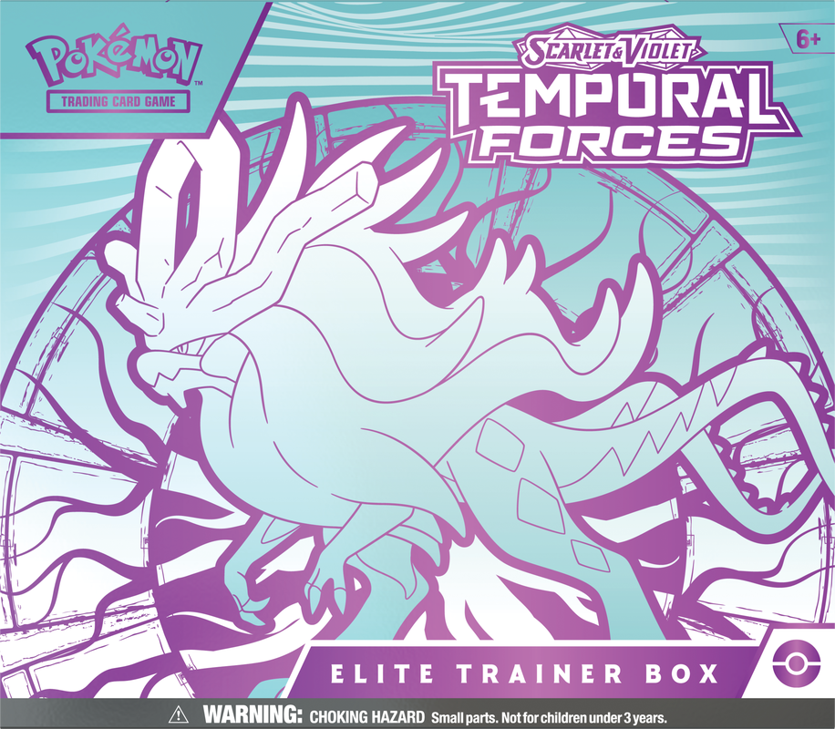 Pokemon: Scarlet & Violet: Temporal Forces: Elite Trainer Box: Blue 