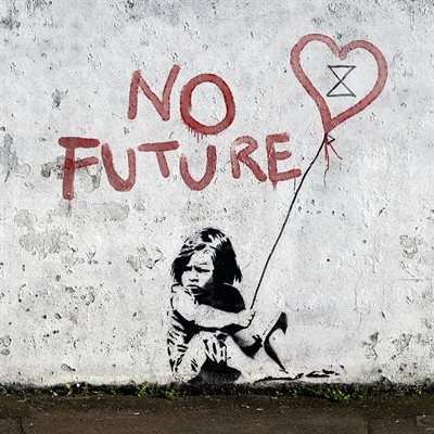 Puzzle (1000): Urban Art Graffiti: Banksy No Future 