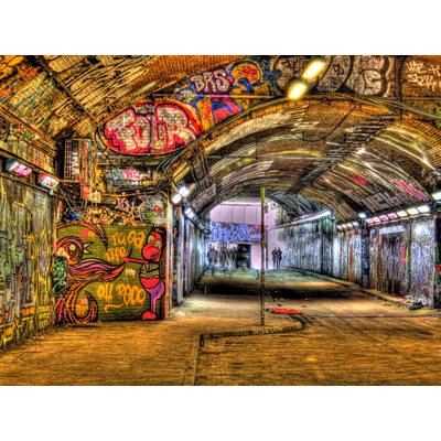 Puzzle (1000): Urban Art Graffiti: Banksy Tunnel 