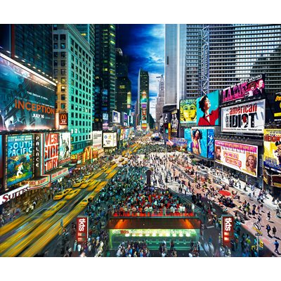 Puzzle: Stephen Wilkes: Times Square, New York, Day to Night (1000 pieces)  