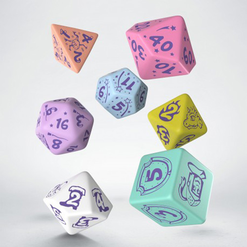 Q-Workshop: 7 Dice Set- My Very First Dice Set: Little Berry 
