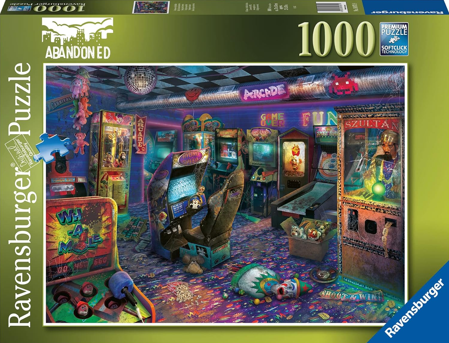 Ravensburger Puzzles (1000): Abandoned Series: Forgotten Arcade 