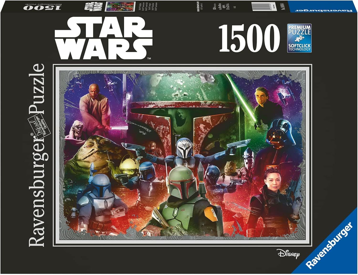 Ravensburger Puzzles (1500pc): Star Wars: Boba Fett Bounty Hunter 